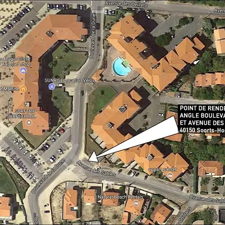 Hossegor - Piscine - Parking - Couple - Famille شقة