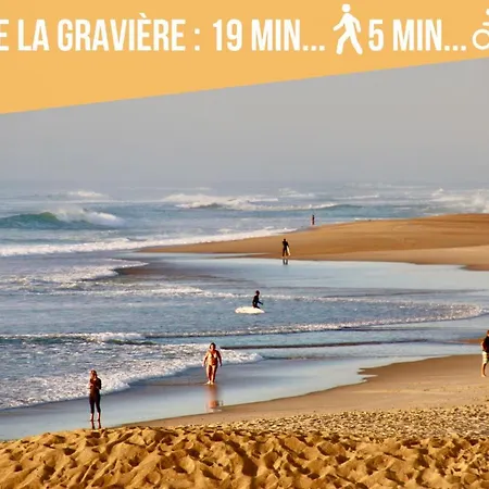 Hossegor - Piscine - Parking - Couple - Famille شقة *